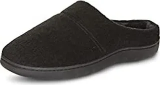 Eddie Bauer Men's Fremont Slippers | House Slippers for Men | Cushioned Footbed Lightweight Slip-On Bedroom Shoes with Rubber Outsole