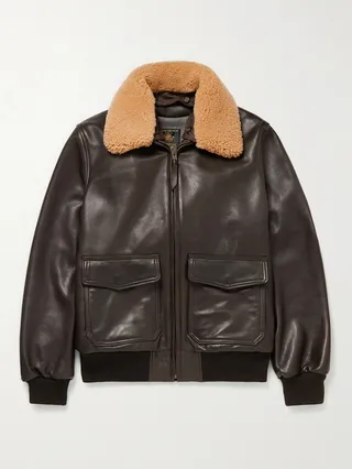 The Carter Shearling Bomber Jacket