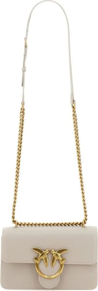 Pinko Mini Love One Chain-Linked Shoulder Bag
