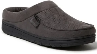 Men's Brendan Perforated Microsuede Moc Toe Clog Slippers Men's Shoes