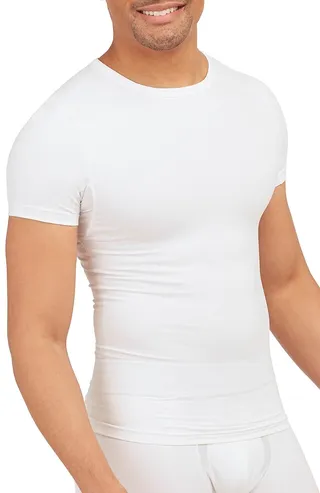 Sculpt Stretch Cotton Crewneck T-Shirt