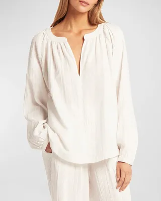 Sunset Peasant Blouse