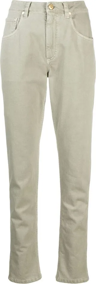 Straight-Leg Tailored Trousers