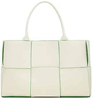 Bottega Veneta Medium Arco Tote Bag in White