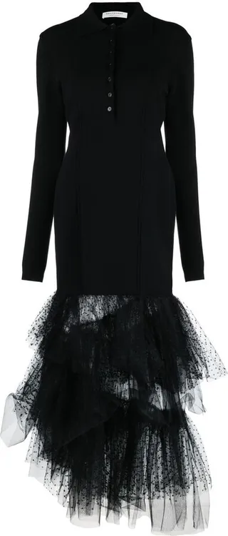 Mermaid-Style Tulle Dress