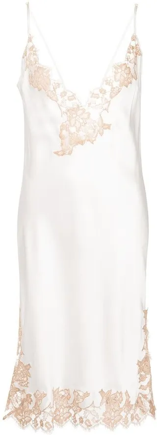 Orchid silk slip dress