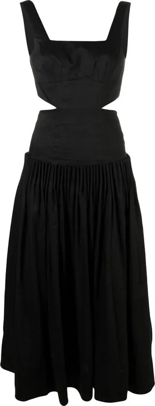 Audette cut-out midi dress