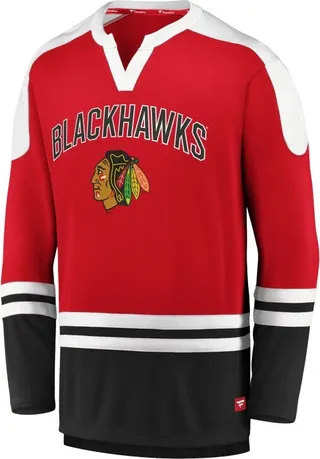 Majestic Men's Chicago Blackhawks Slapshot Crew Shirt