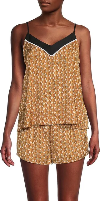 Boxer Printed 2-Piece Pajama Set