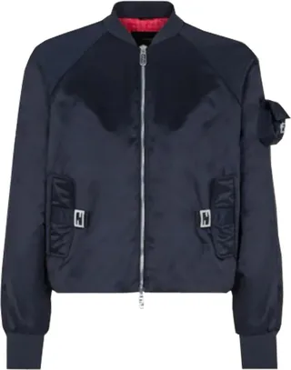 FENDI- Bomber Jacket With Logo