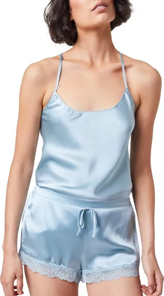 Pearly Silk Pajama Camisole