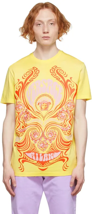 Versace Yellow Medusa Music T-Shirt
