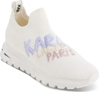 Karl Lagerfeld Paris Mirren Embroidered Slip-On Sneakers Women's Shoes