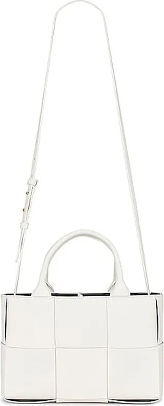 Bottega Veneta Mini Arco Tote in White