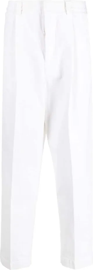 High-Waisted Tapered Jeans