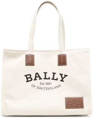 Logo-Print Tote Bag