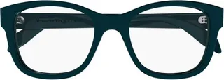 Alexander McQueen Eyewear Rectangle-Frame Glasses