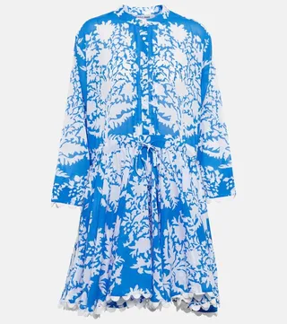 Floral cotton minidress
