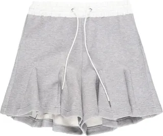 Flared Track Shorts