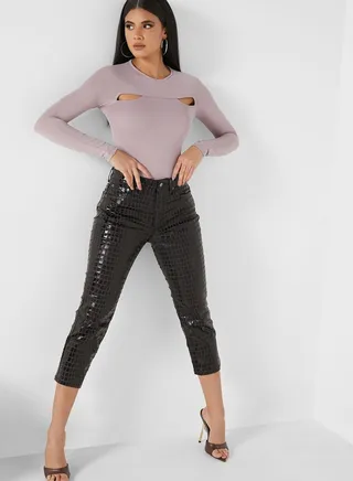 High Waist Straight Jeans