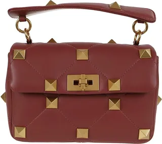Valentino Garavani Roman Stud Quilted Shoulder Bag
