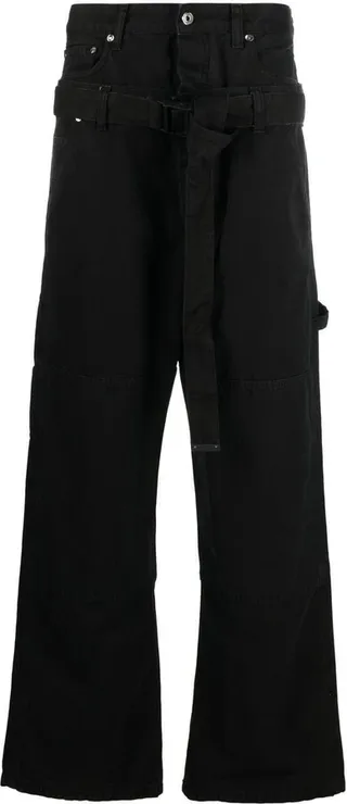 Wide-Leg Layered Trousers