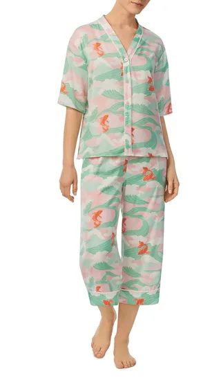 Print Crop Pajamas