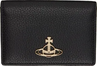 Vivienne Westwood Black Logo Card Holder
