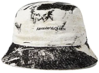 Alexander McQueen Logo-Embroidered Bucket Hat