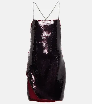 Fujiko sequined tulle minidress