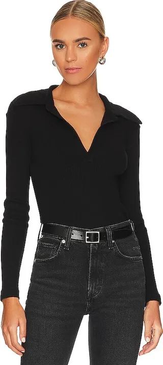 Alba Polo Top