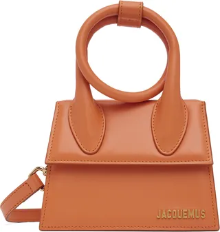Jacquemus Orange 'Le Chiquito Noeud' Bag
