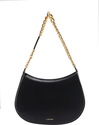 Lanvin Hobo Chain-Linked Shoulder Bag