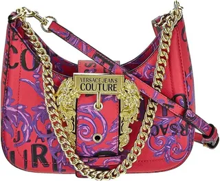 Logo Couture Baroque Buckle Shoulder Bag