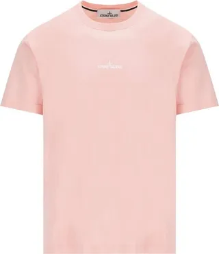 Stone Island Graphic Printed Crewneck T-Shirt