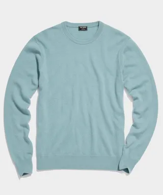 Cashmere Crewneck in Light Blue