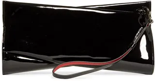 Loubitwist Patent Leather Clutch