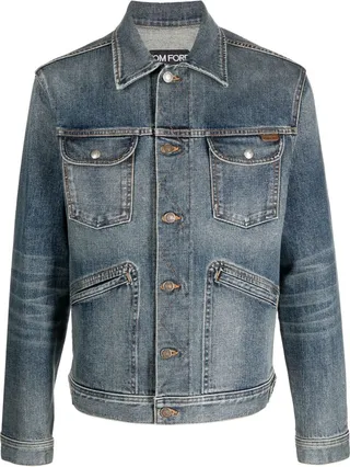 Classic washed denim jacket
