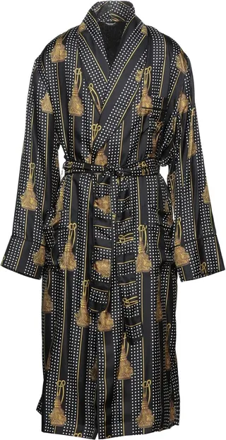 Dressing Gown Or Bathrobe Black