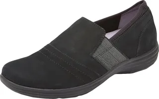 Beaumont Twin Gore Womens Nubuck Slip On Clogs