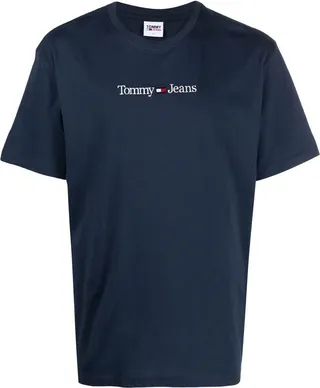 logo-embroidered cotton T-shirt