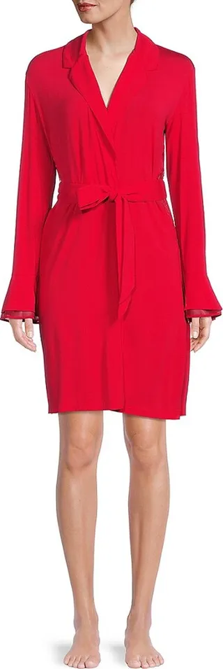 Tie Waist Short Robe