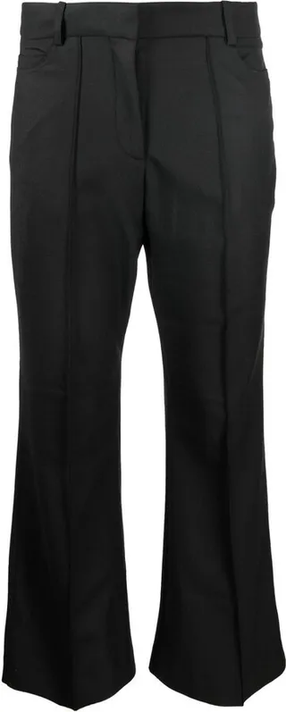 Cropped Flared Trousers