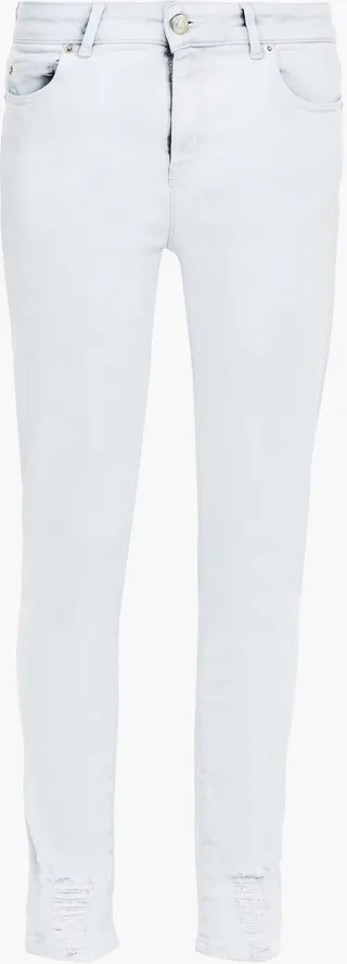 Jelsa distressed mid-rise skinny jeans