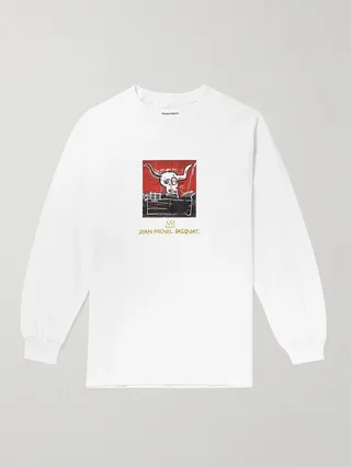 + Jean-Michel Basquiat Printed Cotton-Jersey T-Shirt