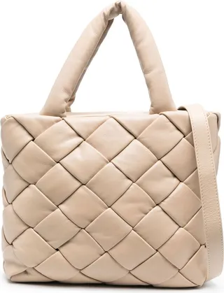 Quilted Leather Tote Bag