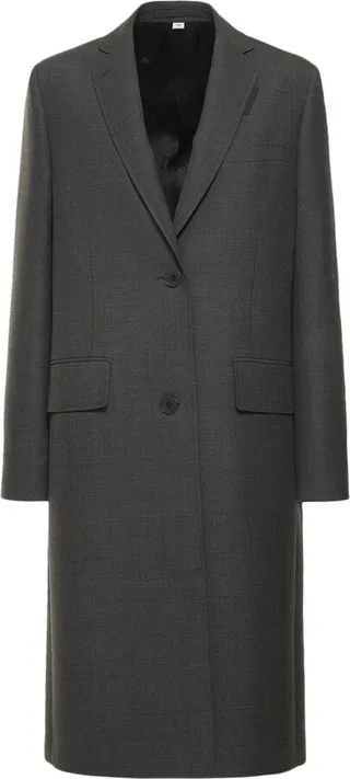 WW Callen wool twill long coat