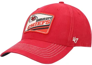 Men's Red Kansas City Chiefs Upland Mvp Logo Adjustable Hat