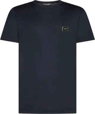 Dolce & Gabbana Branded-Tag Crewneck T-Shirt