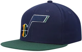 Men's Mitchell & Ness Blue and Green Utah Jazz Team Two-Tone 2.0 Snapback Hat